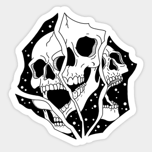 Fragment Skull Sticker